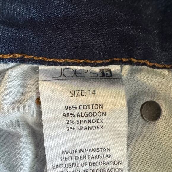 Joe's Jeans Girls 14 Youth Blue Stretch Denim Slim Fit Straight Leg Kids - Picture 10 of 13